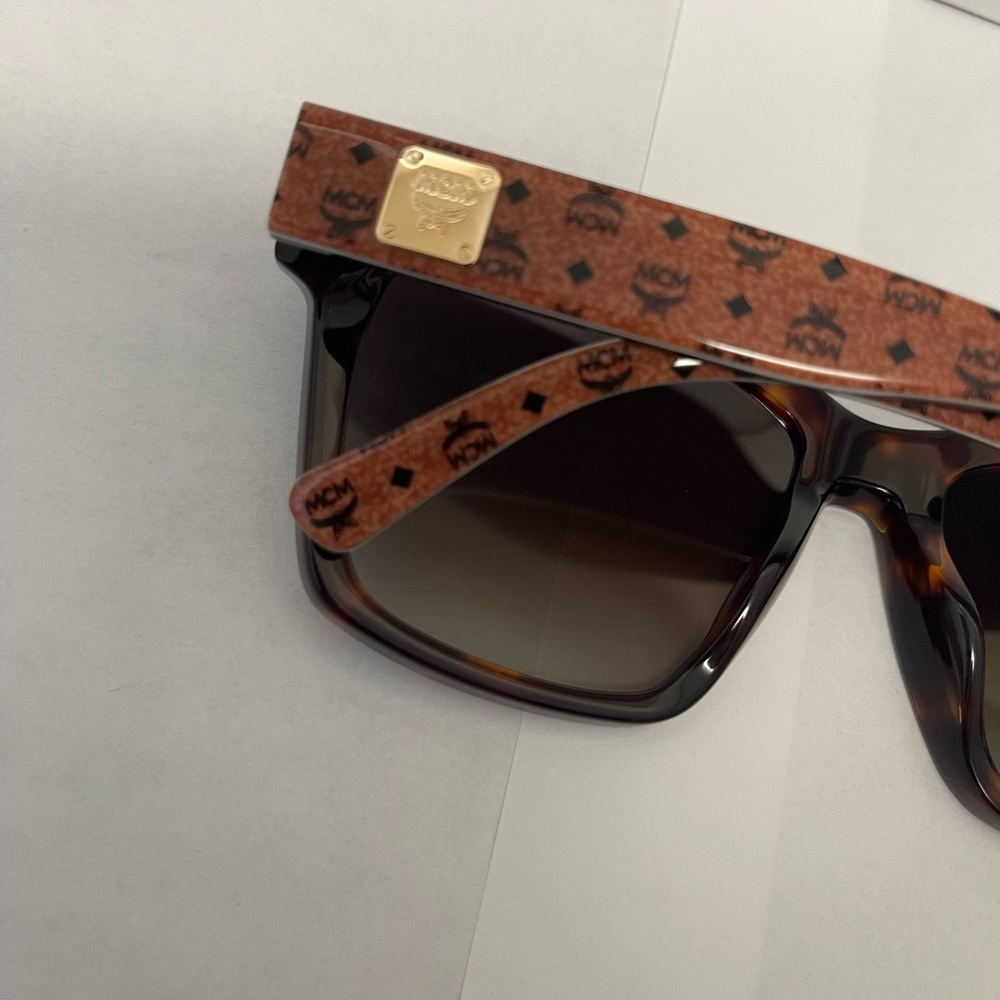 MCM 55mm Rectangle Sunglasses - Picture 8 of 16